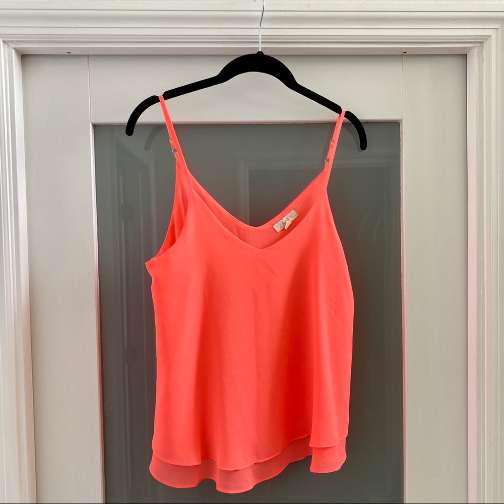 Flamingo Pink Tank by E M